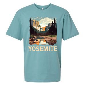 Yosemite National Park Adventure Hiking Nature Design Sueded Cloud Jersey T-Shirt