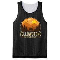 Yellowstone National Park Adventure Retro Hiking Mesh Reversible Basketball Jersey Tank