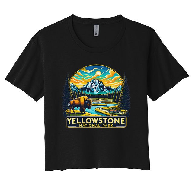 Yellowstone National Park Crop Top
