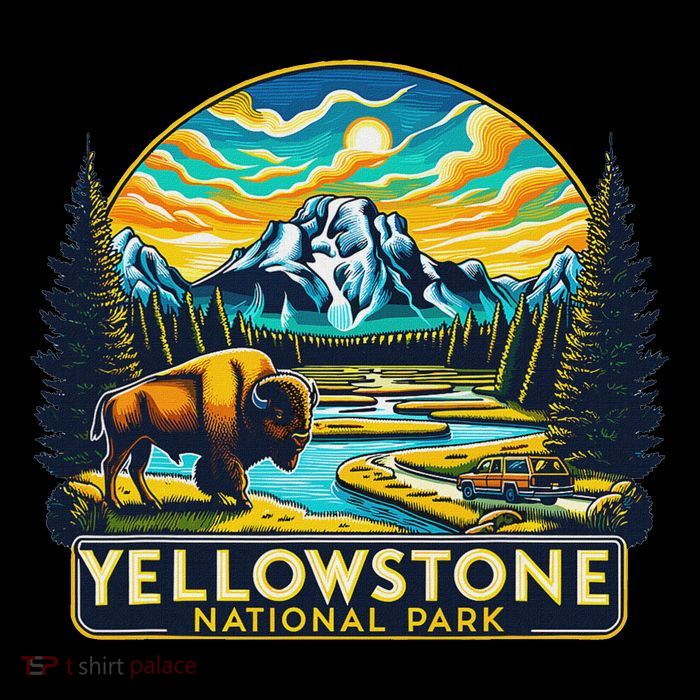 Yellowstone National Park Women's V-Neck T-Shirt
