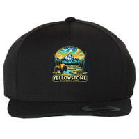 Yellowstone National Park Wool Snapback Cap