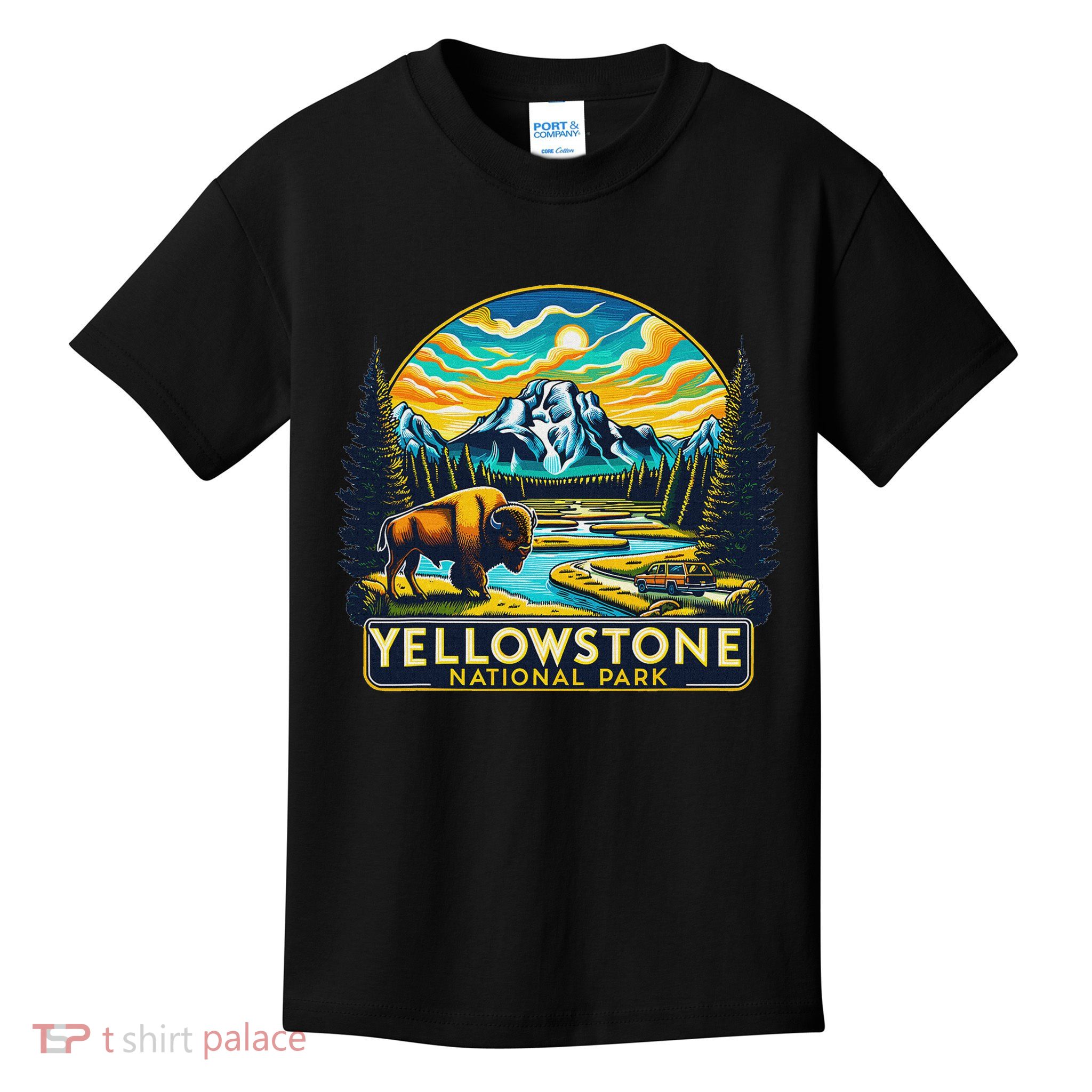 Yellowstone National Park Kids T-Shirt
