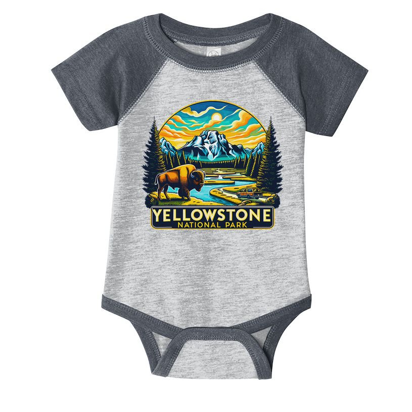 Yellowstone National Park Infant Baby Jersey Bodysuit
