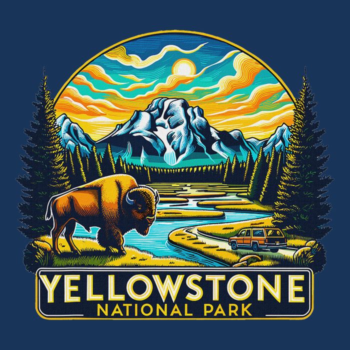 Yellowstone National Park Infant Baby Jersey Bodysuit
