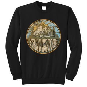 Yellowstone National Park Nature Mountains Hiking Outdoors Sweatshirt