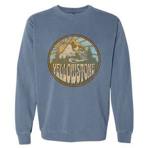 Yellowstone National Park Nature Mountains Hiking Outdoors Garment-Dyed Sweatshirt