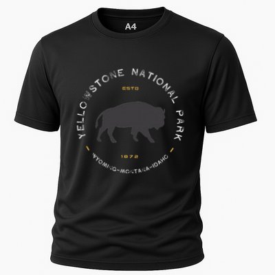 Yellowstone National Park Retro Vintage Graphic Performance Shirt
