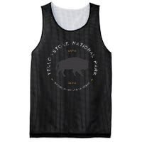 Yellowstone National Park Retro Vintage Graphic Mesh Reversible Basketball Jersey Tank