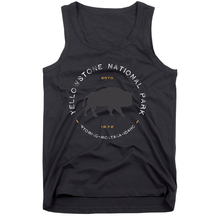 Yellowstone National Park Retro Vintage Graphic Tank Top