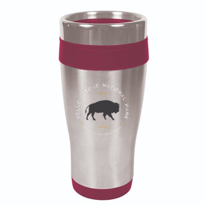 Yellowstone National Park Retro Vintage Graphic 16oz Travel Tumbler