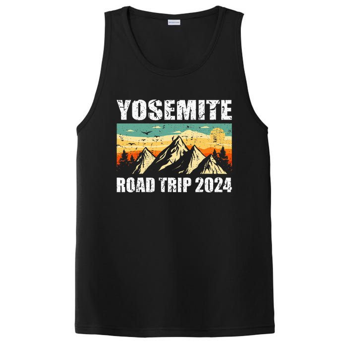 Yosemite National Park Travel Traveling 2024 PosiCharge Competitor Tank