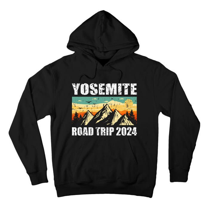 Yosemite National Park Travel Traveling 2024 Tall Hoodie