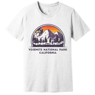 Yosemite National Park, California Rock Climbing Hiking Premium T-Shirt