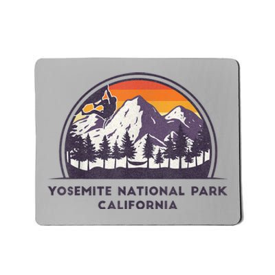 Yosemite National Park, California Rock Climbing Hiking Mousepad