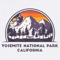 Yosemite National Park, California Rock Climbing Hiking Doggie Tank