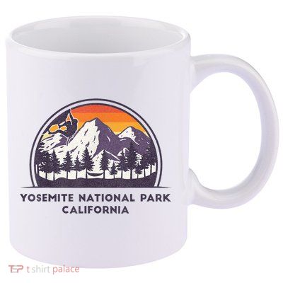 Yosemite National Park, California Rock Climbing Hiking 11oz C Handle Ceramic Mug
