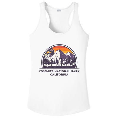 Yosemite National Park, California Rock Climbing Hiking Ladies PosiCharge Competitor Racerback Tank