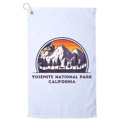 Yosemite National Park, California Rock Climbing Hiking Golf Towel
