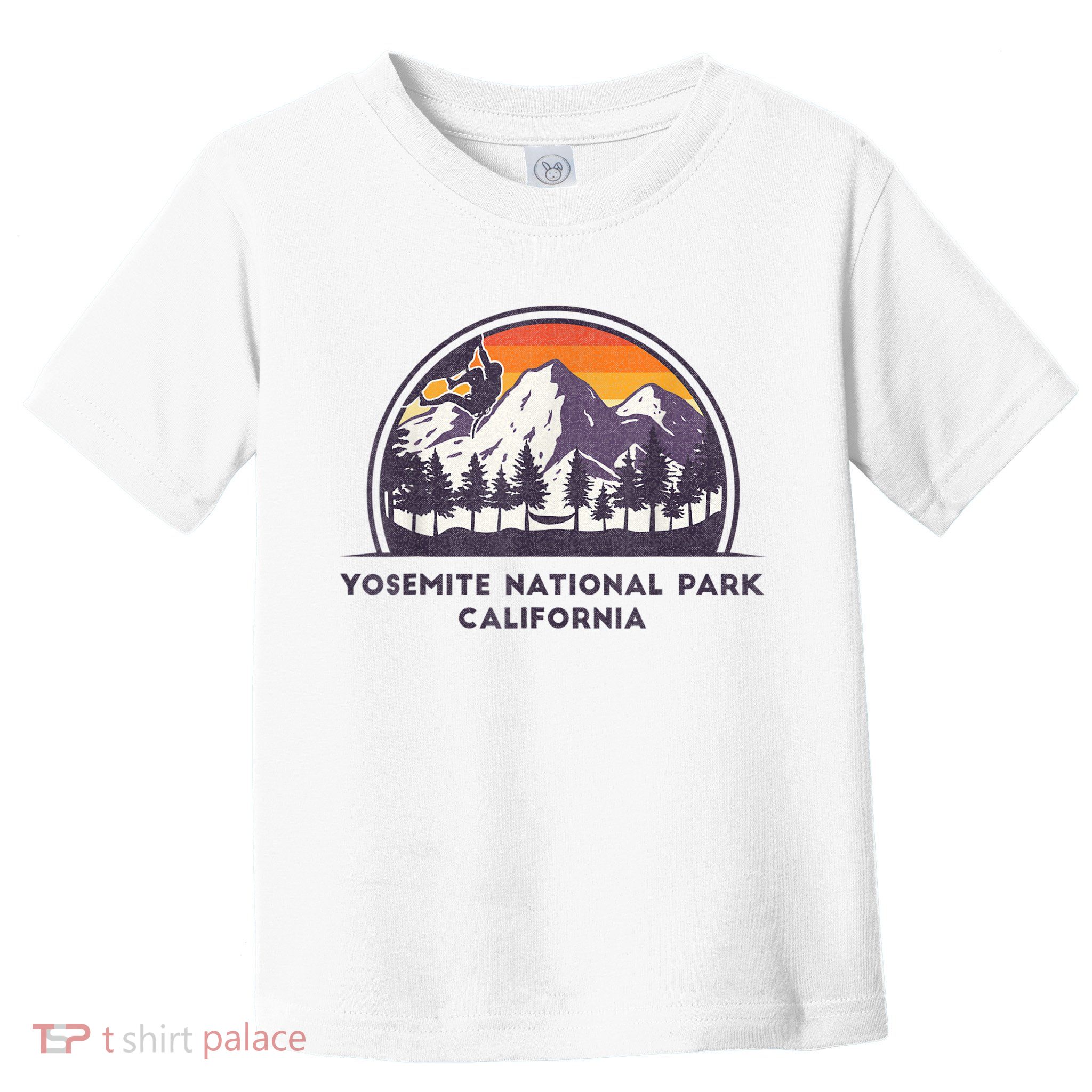 Yosemite National Park, California Rock Climbing Hiking Toddler T-Shirt