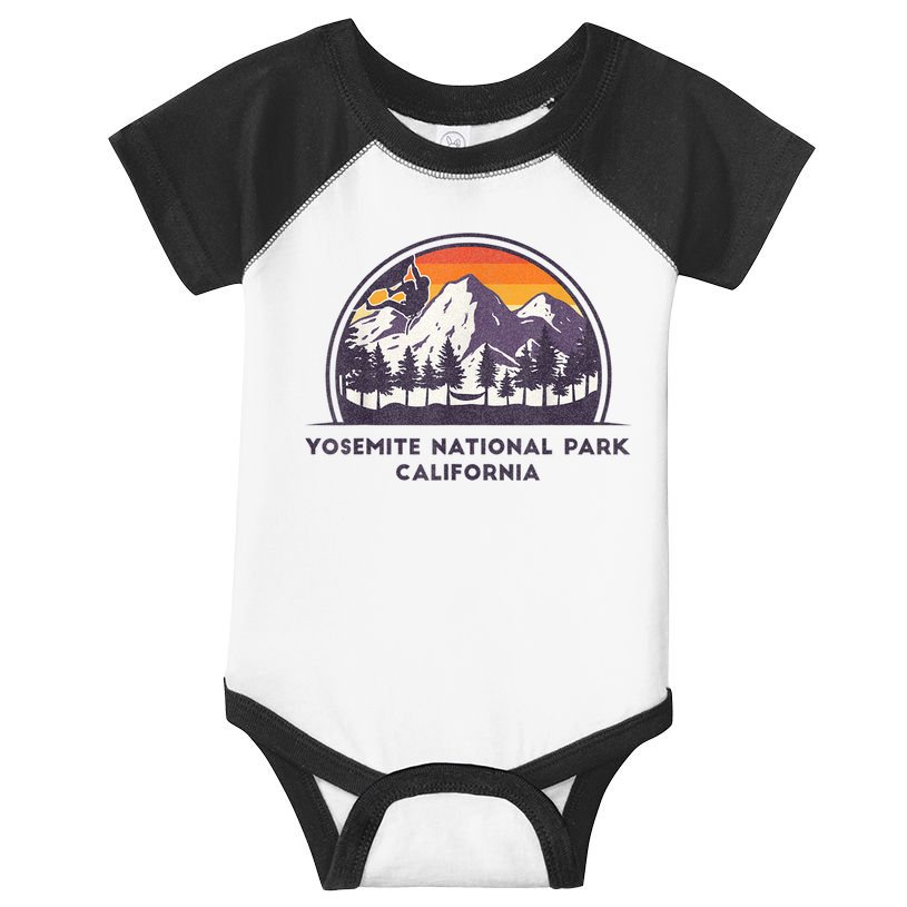 Yosemite National Park, California Rock Climbing Hiking Infant Baby Jersey Bodysuit