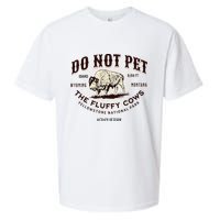 Yellowstone National Park Do Not Pet The Fluffy Cows Bison Sueded Cloud Jersey T-Shirt