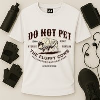 Yellowstone National Park Do Not Pet The Fluffy Cows Bison Cooling Performance Crew T-Shirt