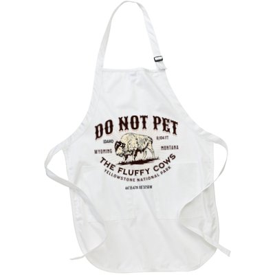 Yellowstone National Park Do Not Pet The Fluffy Cows Bison Apron