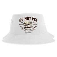 Yellowstone National Park Do Not Pet The Fluffy Cows Bison Sustainable Bucket Hat