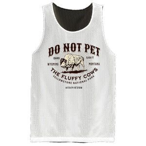 Yellowstone National Park Do Not Pet The Fluffy Cows Bison Mesh Reversible Basketball Jersey Tank