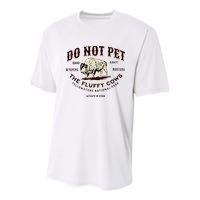 Yellowstone National Park Do Not Pet The Fluffy Cows Bison Youth Performance Sprint T-Shirt