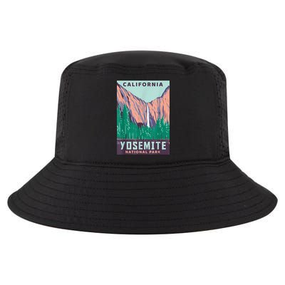 Yosemite National Park US Vintage USA California Parks Gift Cool Comfort Performance Bucket Hat