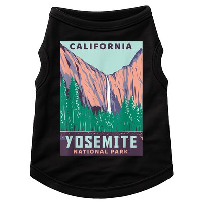 Yosemite National Park US Vintage USA California Parks Gift Doggie Tank