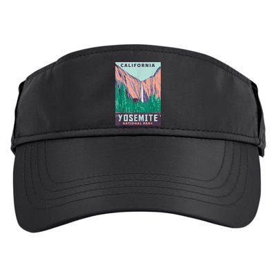 Yosemite National Park US Vintage USA California Parks Gift Adult Drive Performance Visor
