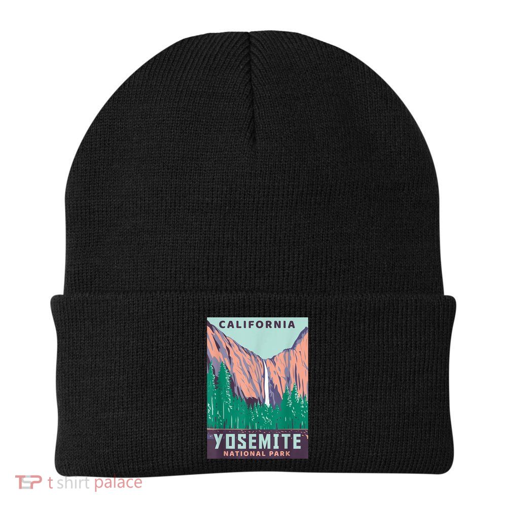 Yosemite National Park US Vintage USA California Parks Gift Beanie