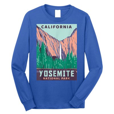 Yosemite National Park US Vintage USA California Parks Gift Long Sleeve Shirt
