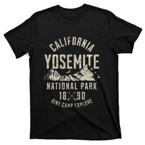 Yosemite National Park California Nature Hiking Outdoors T-Shirt