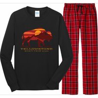 Yellowstone National Park Family Road Trip 2024 Matching Long Sleeve Pajama Set