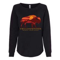 Yellowstone National Park Family Road Trip 2024 Matching Womens California Wash Sweatshirt