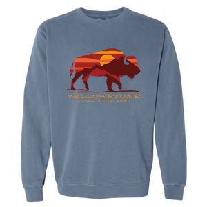 Yellowstone National Park Family Road Trip 2024 Matching Garment-Dyed Sweatshirt