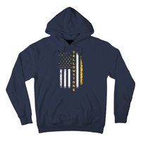 Yellowstone National Park Vintage American Flag Hoodie