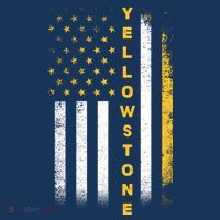 Yellowstone National Park Vintage American Flag Tank Top