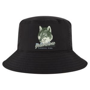 Yellowstone National Park Wolf Logo Cool Comfort Performance Bucket Hat