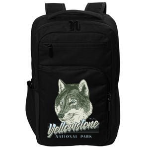 Yellowstone National Park Wolf Logo Impact Tech Backpack