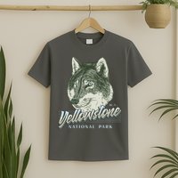 Yellowstone National Park Wolf Logo T-Shirt