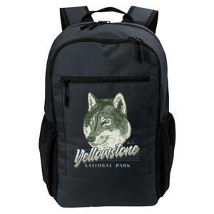 Yellowstone National Park Wolf Logo Daily Commute Backpack