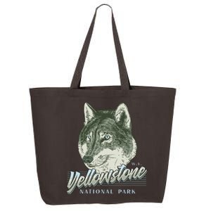 Yellowstone National Park Wolf Logo 25L Jumbo Tote