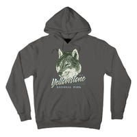 Yellowstone National Park Wolf Logo Tall Hoodie