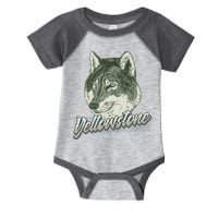 Yellowstone National Park Wolf Logo Infant Baby Jersey Bodysuit