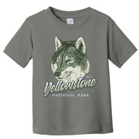 Yellowstone National Park Wolf Logo Toddler T-Shirt