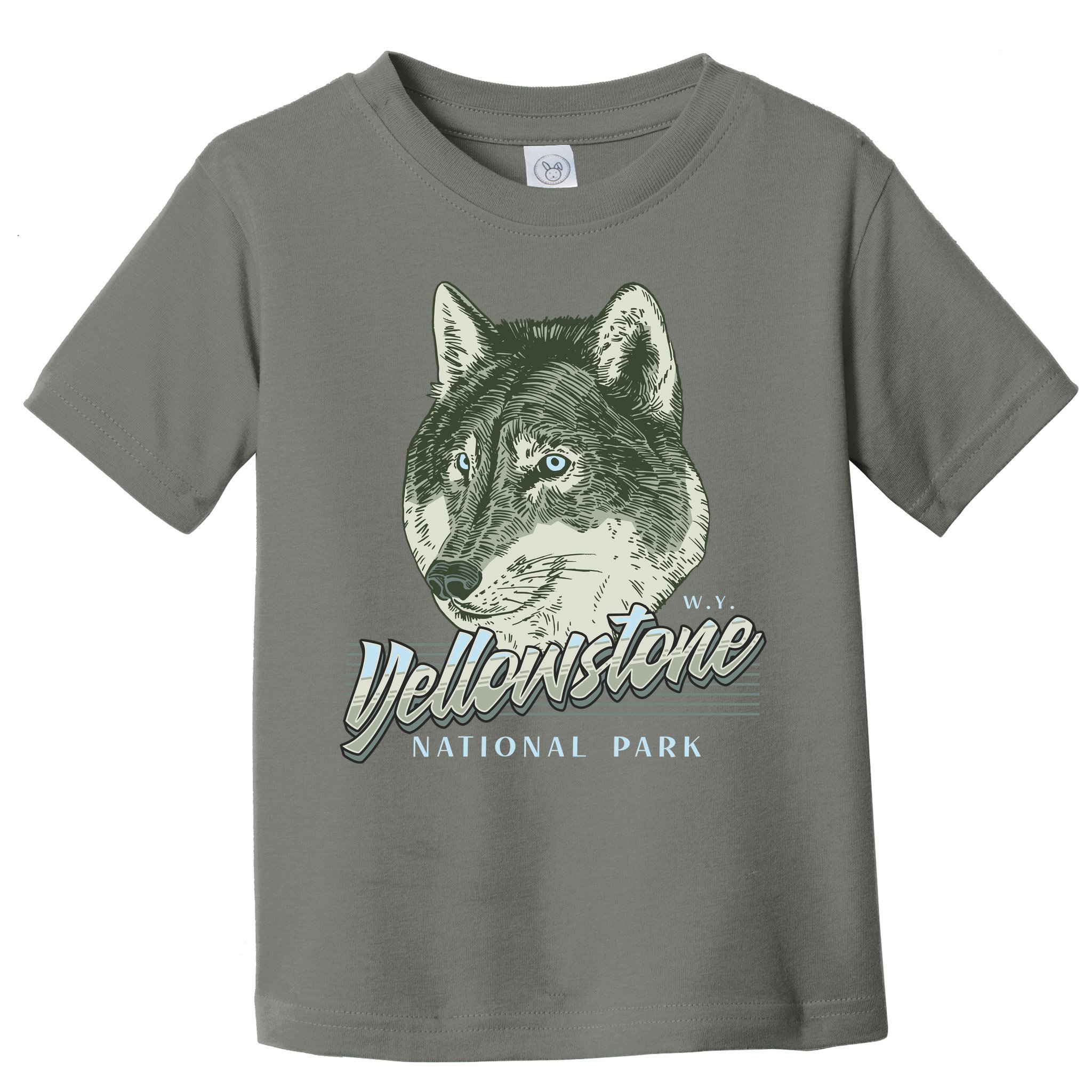 Yellowstone National Park Wolf Logo Toddler T-Shirt
